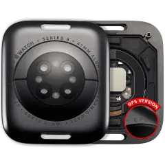 Back Cover Assembly For Watch Series 8 (41mm) (GPS Version) (Aluminum / Space Black)