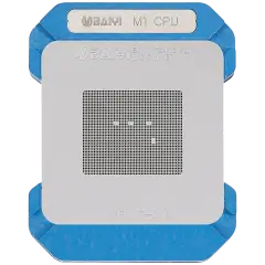 M1 CPU Reballing Jig with Stencil
