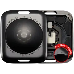 Back Cover Assembly For Watch Series SE 1st (44MM) (LET Version) (Aluminum / Space Black)