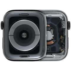 Housing Assembly Compatible For Watch Series 4 (44MM) (Used OEM Pull: Grade A) (Stainless / Space Black)