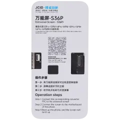 S36P Universal Screen For iPhone 13 Pro / 13 Pro Max / 14 Pro / 14 Pro Max / 15 Pro / 15 Pro Max / 16 Pro / 16 Pro Max Motherboard Detection (JCID)