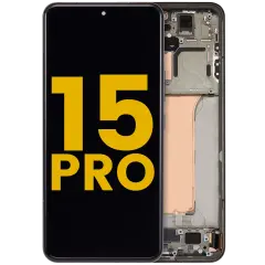 OLED Assembly With Frame For Xiaomi 15 Pro (Refurbished) (Green)
