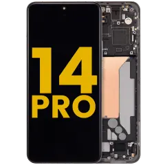 OLED Assembly With Frame For Xiaomi 14 Pro (Refurbished) (Titanium)
