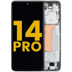 OLED Assembly With Frame For Xiaomi 14 Pro (Refurbished) (Green)