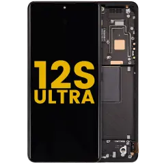 OLED Assembly With Frame For Xiaomi 12S Ultra (Refurbished) (Black)