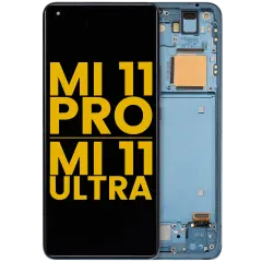 OLED Assembly With Frame For Xiaomi Mi 11 Pro / Mi 11 Ultra (Refurbished) (Green)