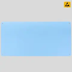 Premium ESD Rubber Table Mat (1200mm x 610mm) with 4 x 10mm Studs (Blue)