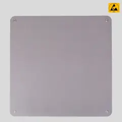 Premium ESD Rubber Table Mat (600mm x 610mm) with 4 x 10mm Studs (Gray)
