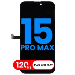 Pantalla LCD para iPhone 15 Pro Max (Compatible · AQ7 3.0) (120 Hz)