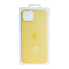 Silicon Case with MagSafe For iPhone 15 Plus (OEM Grade New) (Sunshine)