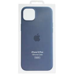 Silicon Case with MagSafe For iPhone 14 Plus (OEM Grade New) (Storm Blue)