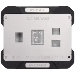 M.Y Board Transfer Reballing Stencil (A17) & Middle Layer Frame Reballing Platform For iPhone 15 Pro / 15 Pro Max (M.Y)