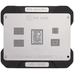 M.Y Board Transfer Reballing Stencil (A18 / A18 pro) & Middle Layer Frame Reballing Platform For iPhone 16 series (M.Y)