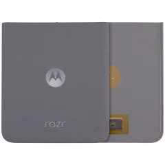 Back Cover Glass For Motorola Razr / Razr 50 (XT2453 / 2024) (Premium) (Koala Grey)