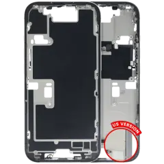 Mid-Frame Housing W/ Small Parts For iPhone 16 Pro (US Version) (Used OEM Pull: Grade B) (Natural Titanium)