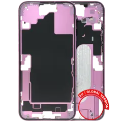 Mid-Frame Housing W/ Small Parts For iPhone 16 Plus (US Version) (Used OEM Pull: Grade C) (Pink)