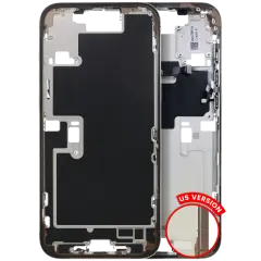 Mid-Frame Housing W/ Small Parts For iPhone 16 Pro Max (US Version) (Used OEM Pull: Grade C) (Desert Titanium)