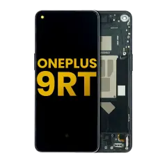 OLED Assembly With Frame For OnePlus 9RT 5G (Refurbished) (Hacker Black)