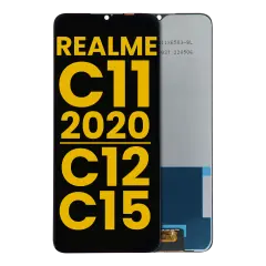 LCD Assembly Without Frame For Realme C11 (2020) / C12 / C15 (Refurbished) (All Colors)
