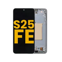 OLED Assembly With Frame For Samsung Galaxy S25 FE 5G  (US & International Version) (Refurbished) (Jetblack)