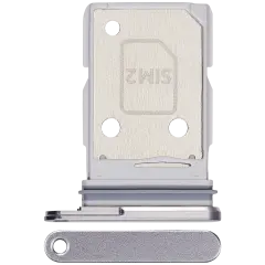 Dual Sim Card Tray For Samsung Galaxy S26 Ultra (S948) (Silver Shadow)
