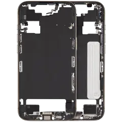 Mid-Frame Housing W/ Charging Port Flex & Small Parts For iPhone Air (US / EU Version) (Used OEM Pull: Grade A) (Light Gold)