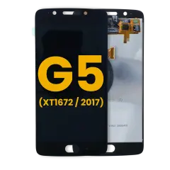 LCD Assembly Without Frame For Motorola Moto G5 (XT1672 / 2017) (Refurbished) (Black)