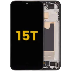 OLED Assembly With Frame For Xiaomi 15T (Refurbished) (Black)