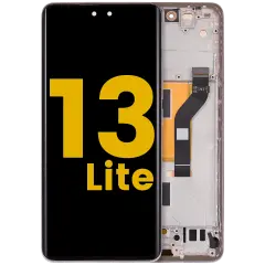 OLED Assembly With Frame For Xiaomi 13 Lite / Civi 2 (Refurbished) (Lite pink)