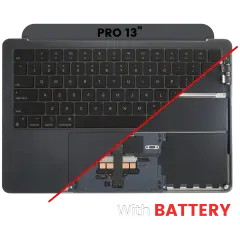 Top Case with Battery and Keyboard For MacBook Air 13" A2681 (2022) (US Keyboard) (Used OEM Pull: Grade A) (Starlight)