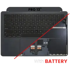 Top Case with Battery and Keyboard For MacBook Air 13" A2681 (2022) (US Keyboard) (Used OEM Pull: Grade B) (Midnight)