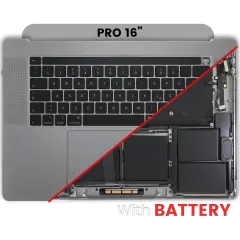Top Case with Battery and Keyboard (ISO German) For MacBook Pro 16" A2141 (2019)