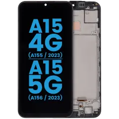 LCD Assembly With Frame Compatible For Samsung Galaxy A15 4G (A155 / 2023) / A15 5G (A156 / 2023)(6.43") (Aftermarket : incell ) (All Colors)