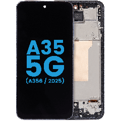 LCD Assembly With Frame For Samsung Galaxy A35 5G (A356/ 2025)(6.58" ) (US Version) (Aftermarket : incell )(Navy)