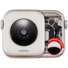 Housing Assembly For Watch Series SE 3rd (40MM) (Used OEM Pull: Grade A) (Cellular Version) (Aluminum / Starlight)