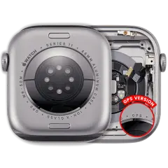 Housing Assembly For Watch Series 11 (46MM) (Used OEM Pull: Grade A) (GPS Version) (Aluminum / Space Gray )