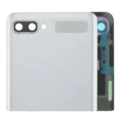 Outer OLED Assembly With Frame For Samsung Galaxy Z Flip 4G (F700) / Z Flip 5G (F707) (Service Pack) (Mystic White)