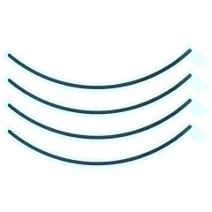 Bottom Cover Screw Pad Adhesive Strips For Mac Studio (A2615 / 2022) (Genuine OEM)