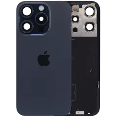 Back Glass w/ MagSafe Magnet & NFC & Flashlight Flex For IPhone 15 Pro (Genuine OEM) (Blue Titanium)