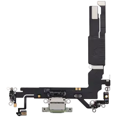 Charging Port Flex Cable For iPhone 17 (Used OEM Pull) (Sage)
