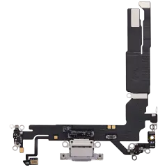 Charging Port Flex Cable For iPhone 17 (Used OEM Pull) (Lavender)