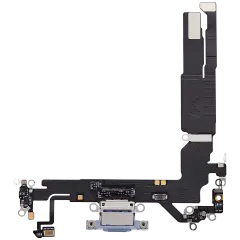 Charging Port Flex Cable For iPhone 17 (Used OEM Pull) (Mist Blue)