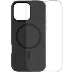Black Case with Screen Protector And MagSafe For iPhone 16 Pro Max (Skech)