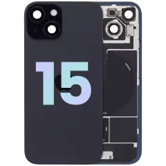 Cristal trasero con imán MagSafe, NFC y flex del flash para iPhone 15 (Original Service Pack)