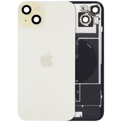 Back Glass w/ MagSafe Magnet & NFC & Flashlight Flex For IPhone 15 Plus (Genuine OEM) (Yellow)