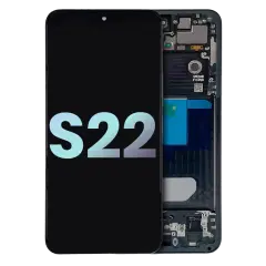 OLED Assembly With Frame For Samsung Galaxy S22 5G (Service Pack) (Graphite)