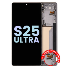OLED Assembly With Frame For Samsung Galaxy S25 Ultra 5G (Service Pack) (US & International) (Titanium Pink Gold / Jade Green / Grey)
