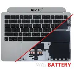 Top Case with Keyboard (ANSI US) For MacBook Air 13" A2681 (2022) (Used OEM Pull: Grade A) (Starlight)