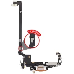 Charging Port Flex Cable For iPhone 17 Pro Max (Premium) (US Version) (Cosmic Orange)