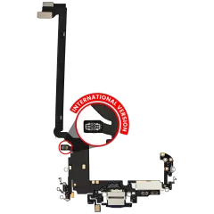 Charging Port Flex Cable For iPhone 17 Pro Max (Used OEM Pull) (International Version) (Deep Blue)